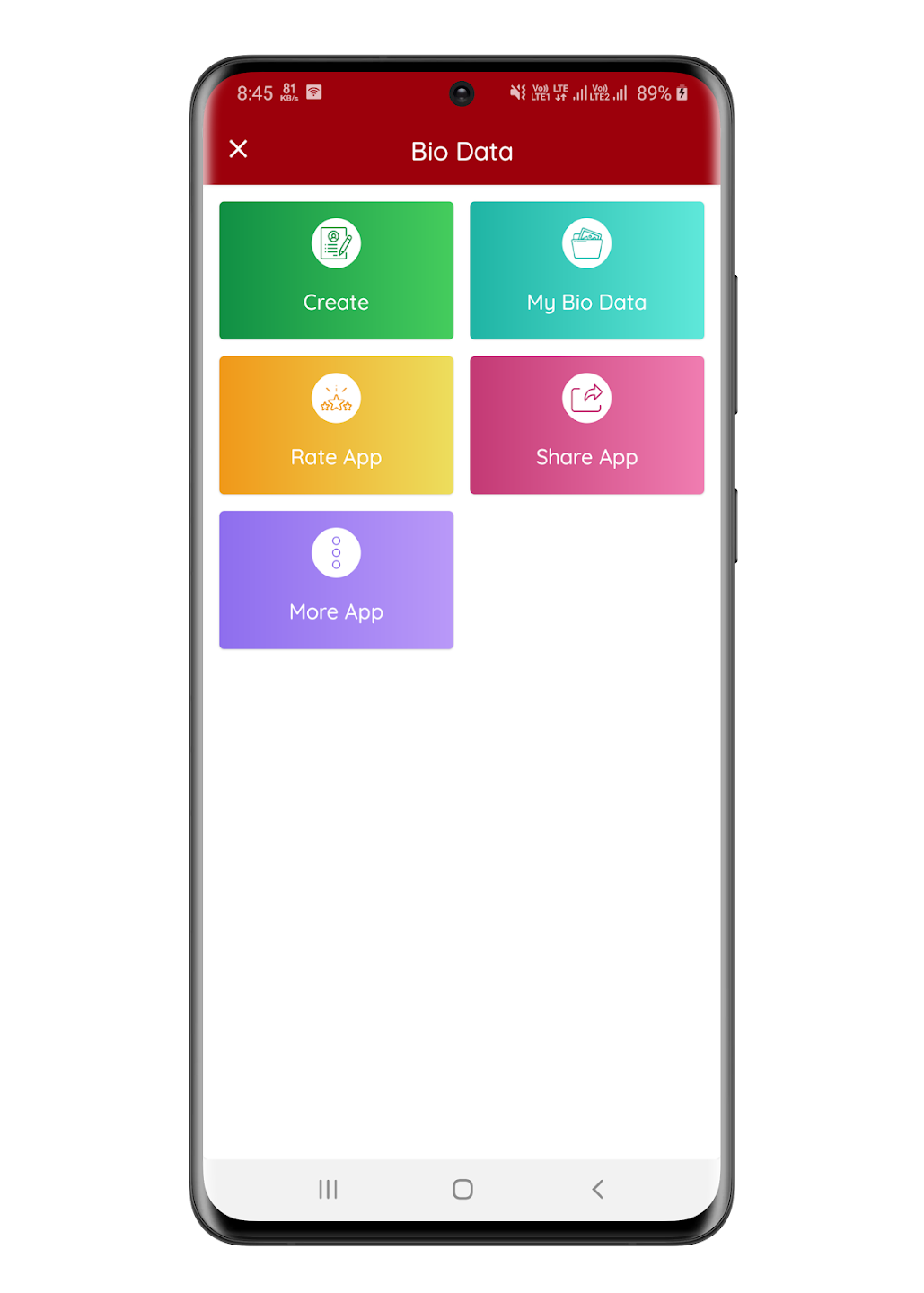 Bio Data Maker Screenshot 2