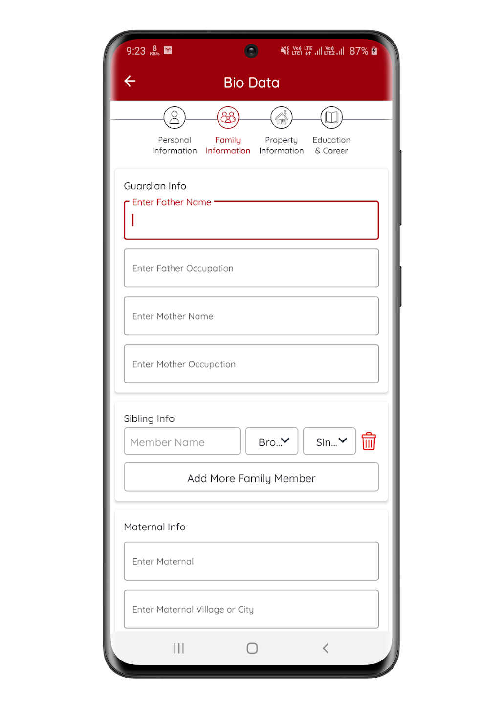 Bio Data Maker Screenshot 3