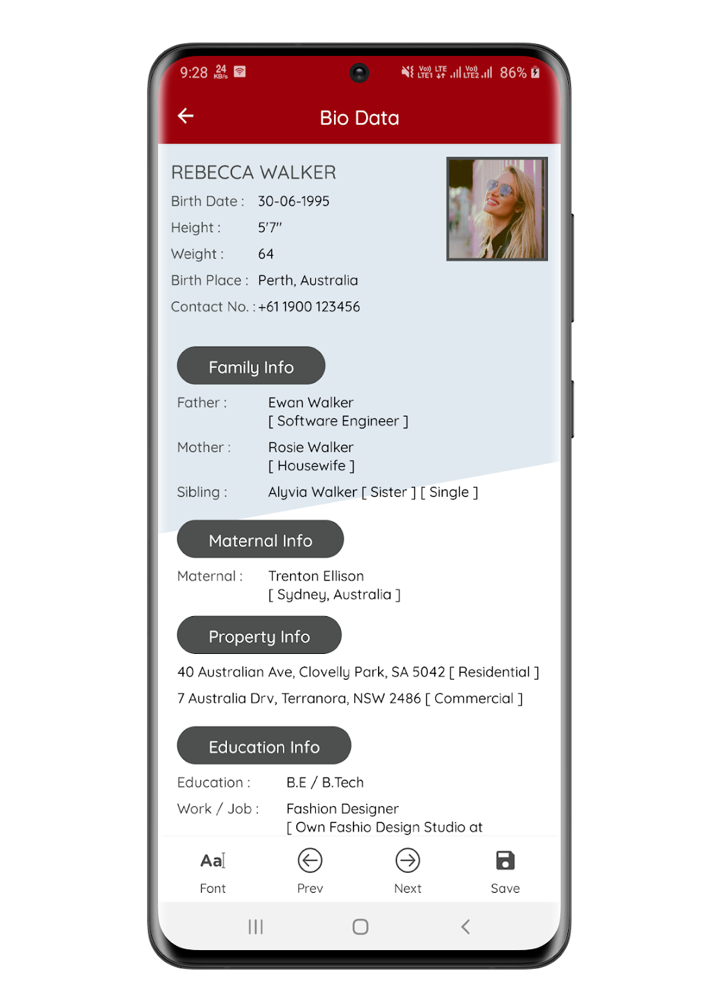 Bio Data Maker Screenshot 6