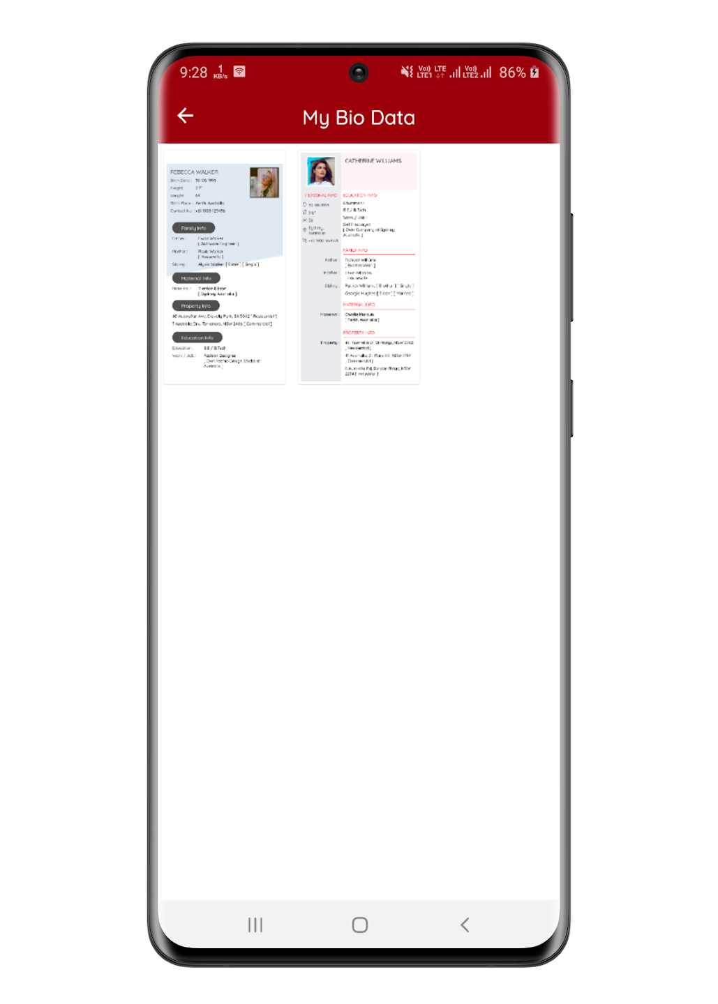 Bio Data Maker Screenshot 7